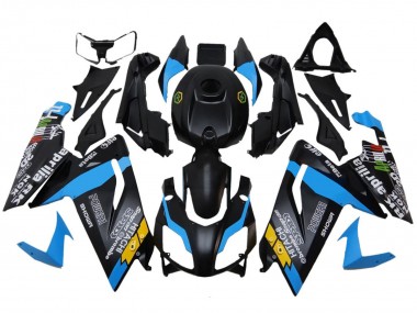 Preisgünstige Aprilia RS125 Motorrad Verkleidung 2006-2011 - Schwarz Blau Gelb