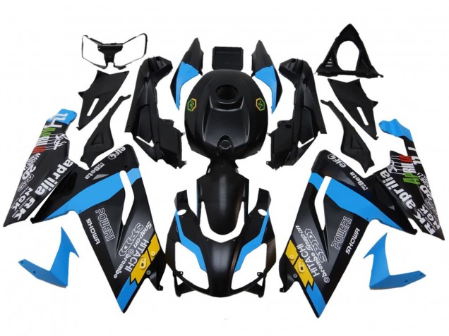 Preisgünstige Aprilia RS125 Motorrad Verkleidung 2006-2011 - Schwarz Blau Gelb