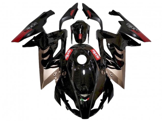 Preisgünstige Aprilia RS125 Motorrad Verkleidung 2006-2011 - Glanzendes Schwarz Rot