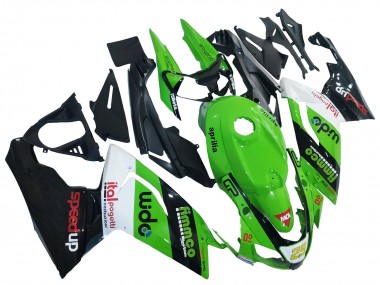 Preisgünstige Aprilia RS125 Motorrad Verkleidung 2006-2011 - Grun Weiss Schwarz