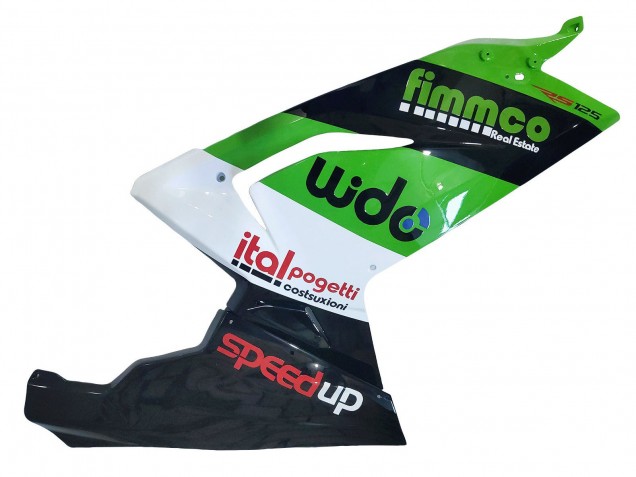 Preisgünstige Aprilia RS125 Motorrad Verkleidung 2006-2011 - Grun Weiss Schwarz