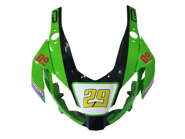 Preisgünstige Aprilia RS125 Motorrad Verkleidung 2006-2011 - Grun Weiss Schwarz