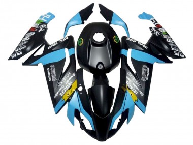 Preisgünstige Aprilia RS125 Motorrad Verkleidung 2006-2011 - Hellblau Schwarz Gelb