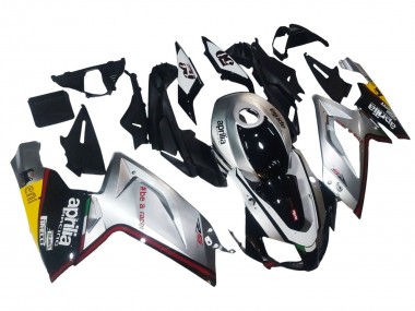 Preisgünstige Aprilia RS125 Motorrad Verkleidung 2006-2011 - Silber Schwarz