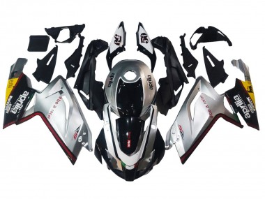 Preisgünstige Aprilia RS125 Motorrad Verkleidung 2006-2011 - Silber Schwarz