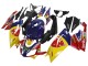 Preisgünstige Aprilia RS125 Motorrad Verkleidung 2006-2011 - Gelb Dunkel Blau Red Bull