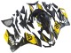 Preisgünstige Aprilia RS4 50 125 Motorrad Verkleidung 2012-2018 - Gelb Matt Schwarz