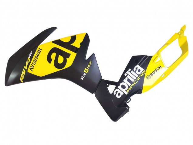 Preisgünstige Aprilia RS4 50 125 Motorrad Verkleidung 2012-2018 - Gelb Matt Schwarz