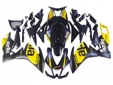 Preisgünstige Aprilia RS4 50 125 Motorrad Verkleidung 2012-2018 - Gelb Matt Schwarz