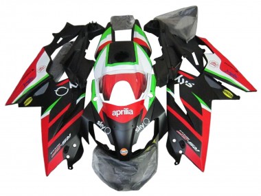Preisgünstige Aprilia RS4 50 125 Motorrad Verkleidung 2012-2018 - Weiss Rot Grun Glanzendes Schwarz