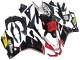 Preisgünstige Aprilia RS4 50 125 Motorrad Verkleidung 2012-2018 - Weiss Rot Gelb Glanzendes Schwarz