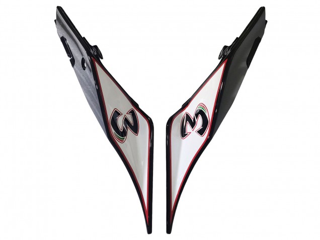 Preisgünstige Aprilia RS4 50 125 Motorrad Verkleidung 2012-2018 - Weiss Rot Gelb Glanzendes Schwarz