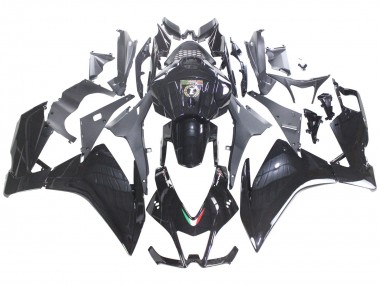 Preisgünstige Aprilia RS4 50 125 Motorrad Verkleidung 2012-2018 - Glanzendes Schwarz
