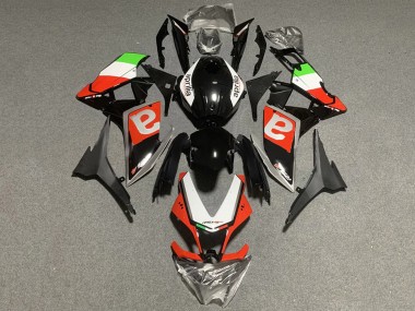 Preisgünstige Aprilia RS4 50 125 Motorrad Verkleidung 2012-2018 - Weiss Grun Rot Glanzendes Schwarz