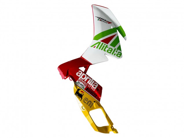 Preisgünstige Aprilia RS4 50 125 Motorrad Verkleidung 2012-2018 - Weiss Rot Grun Gelb Alitalia