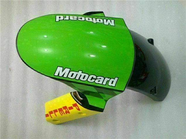Preisgünstige Kawasaki ZX6R Motorrad Verkleidung 2009-2012 - Grun Weiss Rot Schwarz Blau Motocard