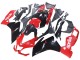 Preisgünstige Aprilia RS4 50 125 Motorrad Verkleidung 2012-2018 - Rot Glanzendes Schwarz