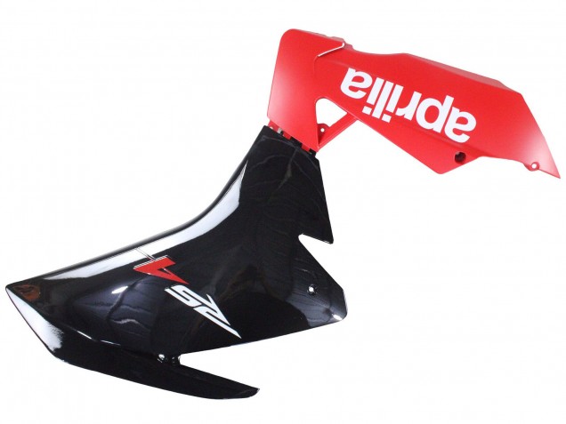 Preisgünstige Aprilia RS4 50 125 Motorrad Verkleidung 2012-2018 - Rot Glanzendes Schwarz