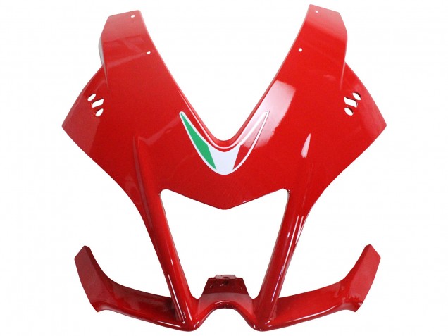 Preisgünstige Aprilia RS4 50 125 Motorrad Verkleidung 2012-2018 - Rot Glanzendes Schwarz