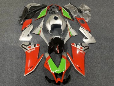Preisgünstige Aprilia RS4 50 125 Motorrad Verkleidung 2012-2018 - Silber Rot Grun Glanzendes Schwarz