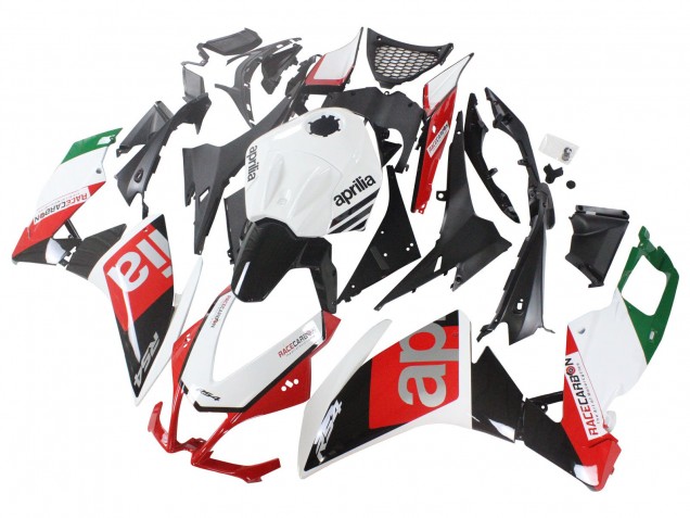 Preisgünstige Aprilia RS4 50 125 Motorrad Verkleidung 2012-2018 - Weiss Rot Grun Glanzendes Schwarz