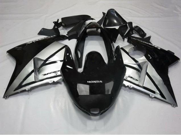 Preisgünstige Honda CBR1100XX Blackbird Motorrad Verkleidung 1996-2007 - Silber Glanzendes Schwarz