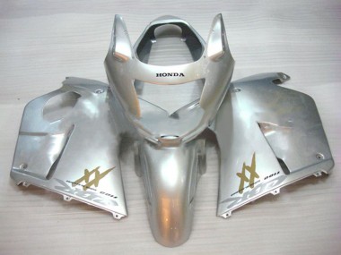 Preisgünstige Honda CBR1100XX Blackbird Motorrad Verkleidung 1996-2007 - Silber Gold