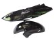Preisgünstige Honda CBR1100XX Blackbird Motorrad Verkleidung 1996-2007 - Glanzendes Schwarz Grun Flamme