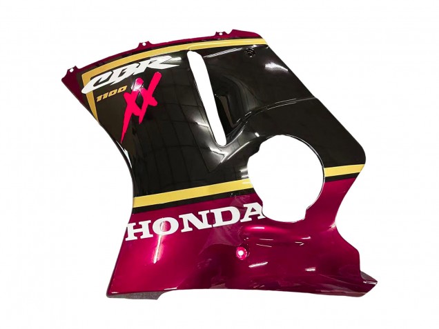 Preisgünstige Honda CBR1100XX Blackbird Motorrad Verkleidung 1996-2007 - Glanzendes Schwarz Rot Gelb