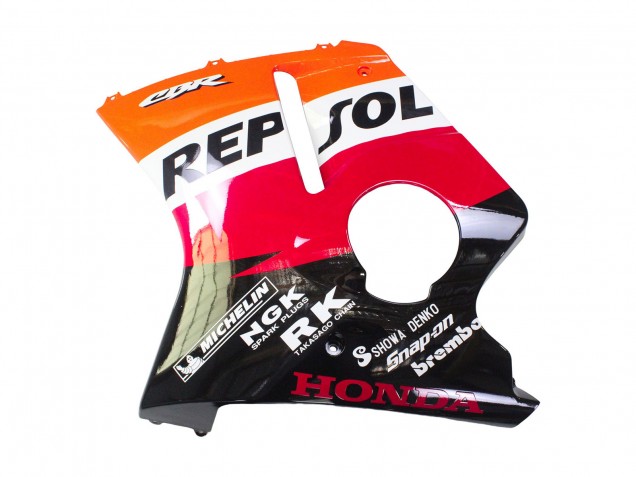 Preisgünstige Honda CBR1100XX Blackbird Abs Motorrad Verkleidungen 1996-2007 - Orange Weiss Rot Glanzendes Schwarz Repsol