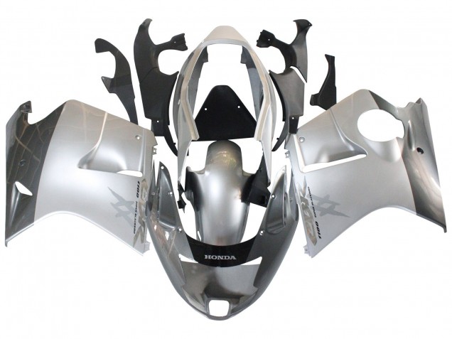 Preisgünstige Honda CBR1100XX Blackbird Motorrad Verkleidung 1996-2007 - Silber Grau