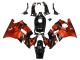 Preisgünstige Honda CBR600 F2 Motorrad Verkleidung 1991-1994 - Orange Glanzendes Schwarz