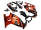 Preisgünstige Honda CBR600 F3 Motorrad Verkleidung 1995-1996 - Orange Glanzendes Schwarz