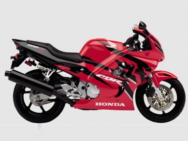 Preisgünstige Honda CBR600 F3 Motorrad Verkleidung 1997-1998 - Rot Glanzendes Schwarz
