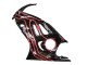 Preisgünstige Honda CBR600 F3 Motorrad Verkleidung Kit 1997-1998 - Rot Glanzendes Schwarz