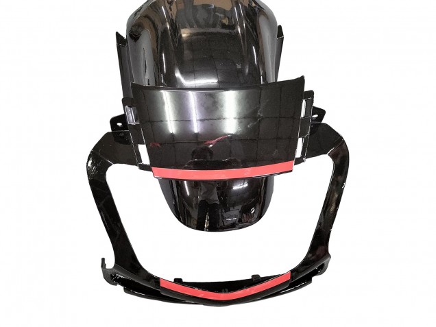 Preisgünstige Honda CBR600 F3 Motorrad Verkleidung Kit 1997-1998 - Rot Glanzendes Schwarz