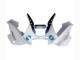 Preisgünstige Honda CBR600 F3 Motorrad Verkleidung 1997-1998 - Weiss Blau Glanzendes Schwarz