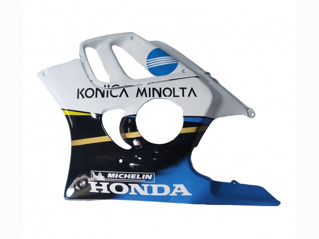Preisgünstige Honda CBR600 F3 Motorrad Verkleidung 1997-1998 - Weiss Blau Glanzendes Schwarz