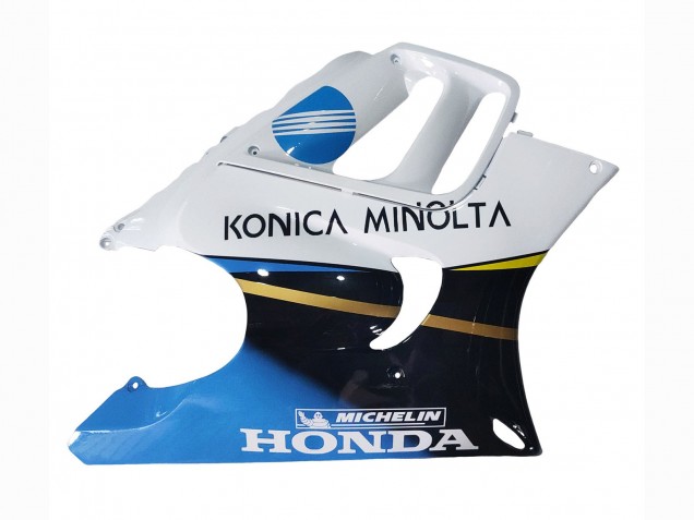 Preisgünstige Honda CBR600 F3 Motorrad Verkleidung 1997-1998 - Weiss Blau Glanzendes Schwarz