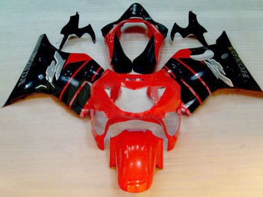Preisgünstige Honda CBR600 F4 Motorrad Verkleidung 1999-2000 - Rot Glanzendes Schwarz