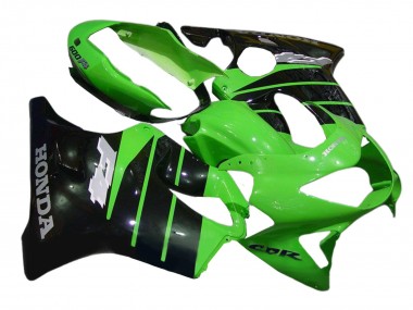 Preisgünstige Honda CBR600 F4 Motorrad Verkleidung 1999-2000 - Grun Glanzendes Schwarz