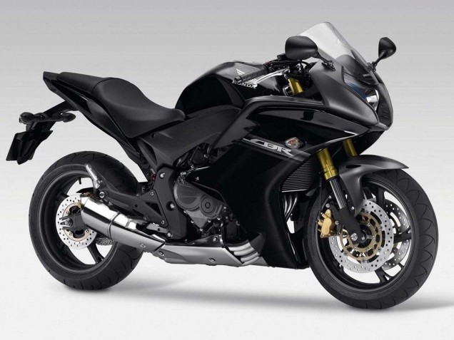 Preisgünstige Honda CBR600F Motorrad Verkleidung 2011-2013 - Glanzendes Schwarz