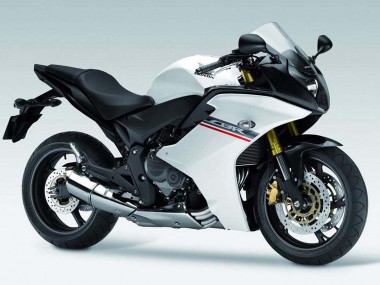 Preisgünstige Honda CBR600F Motorrad Verkleidung 2011-2013 - Weiss Grau
