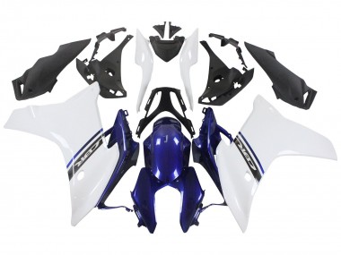 Preisgünstige Honda CBR600F Motorrad Verkleidung 2011-2013 - Weiss Blau