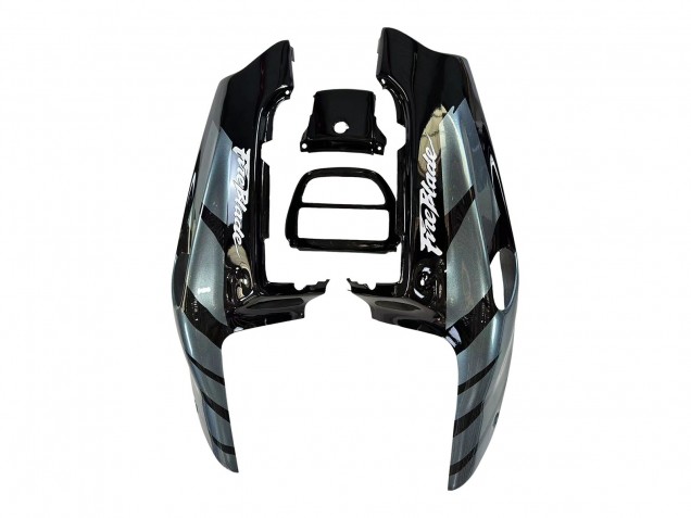 Preisgünstige Honda CBR900RR 893 Motorrad Verkleidung 1992-1993 - Silber Glanzendes Schwarz