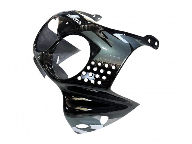 Preisgünstige Honda CBR900RR 893 Motorrad Verkleidung 1992-1993 - Silber Glanzendes Schwarz