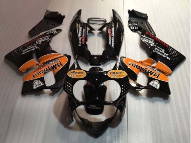 Preisgünstige Honda CBR900RR 893 Motorrad Verkleidung 1992-1993 - Glanzendes Schwarz Orange Hm Plant