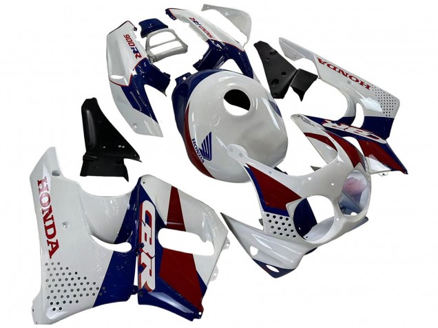 Preisgünstige Honda CBR900RR 893 Motorrad Verkleidung 1992-1993 - Weiss Rot Dunkel Blau