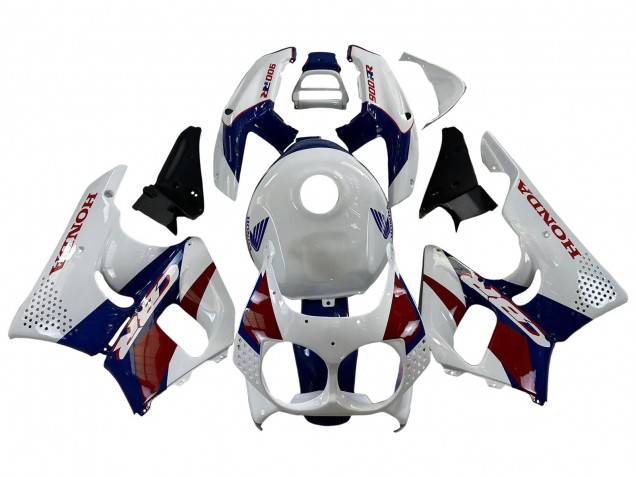 Preisgünstige Honda CBR900RR 893 Motorrad Verkleidung 1992-1993 - Weiss Rot Dunkel Blau