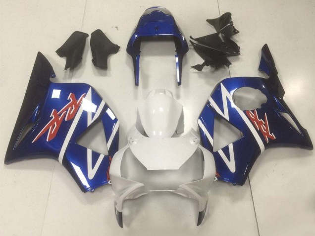 Preisgünstige Honda CBR900RR 893 Motorrad Verkleidung 1994-1995 - Weiss Blau Glanzendes Schwarz